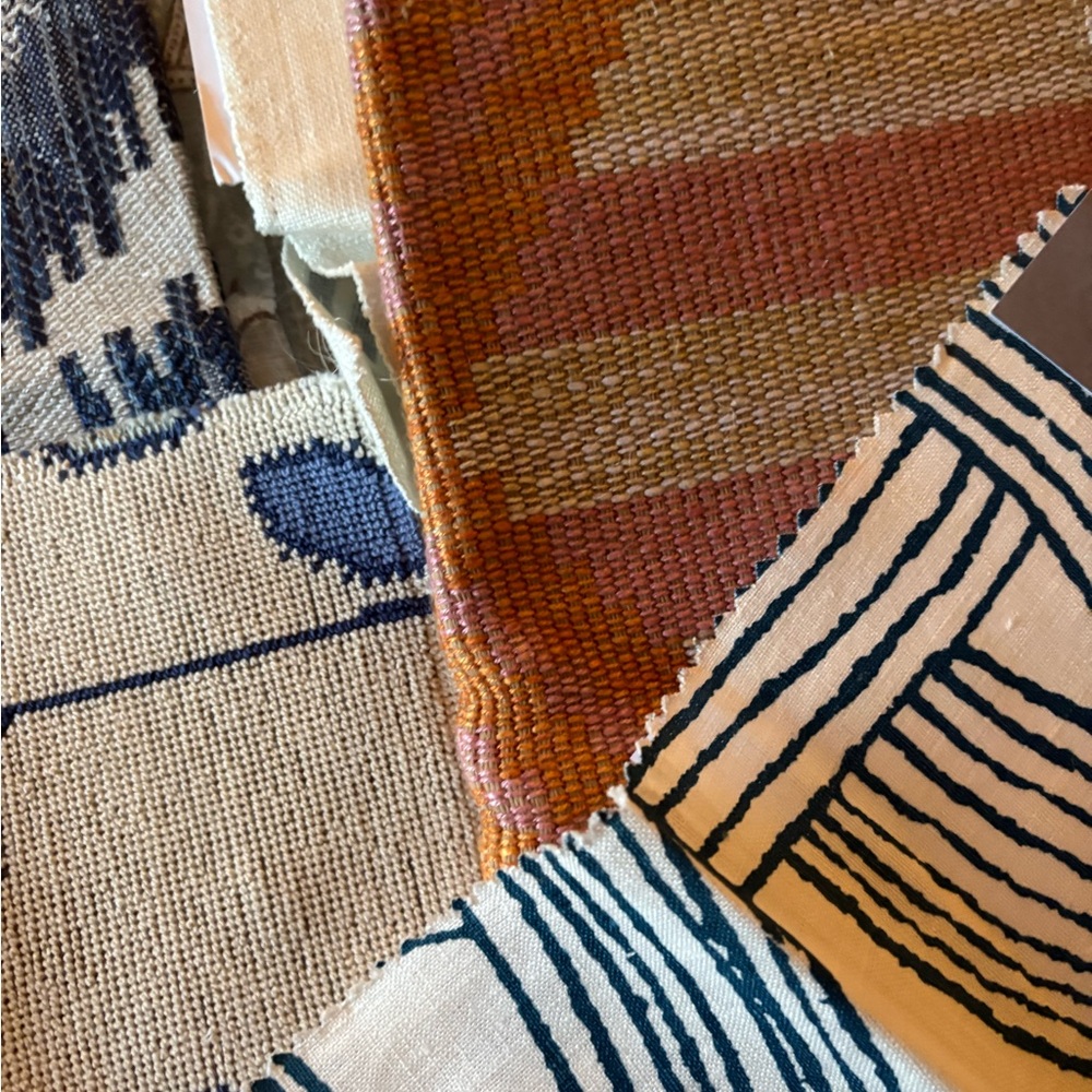Set of 8 Schumacher Fabric Swatches - Picture 3 of 4